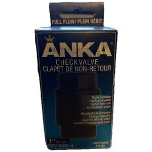 Anka 1” 25 mm Check Valve NPT Thread ACV1
